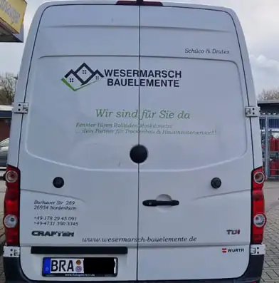 Wesermarsch Bauelemente Transporter